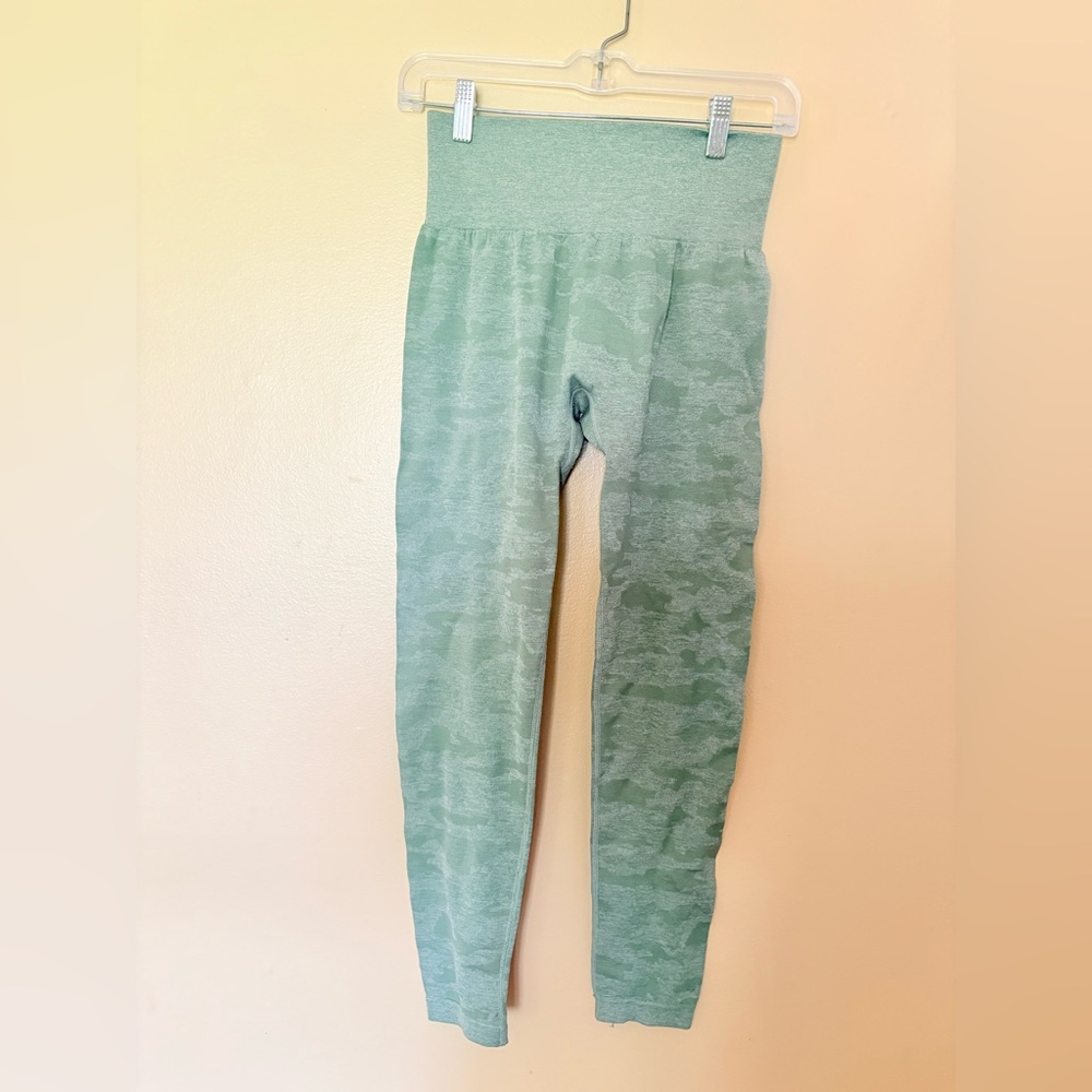 Green Camo Leggings